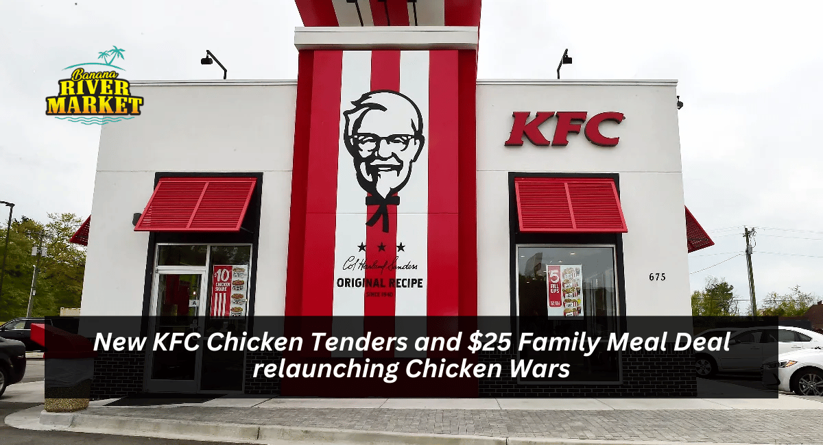 New KFC Chicken Tenders and $25 Family Meal Deal relaunching Chicken Wars