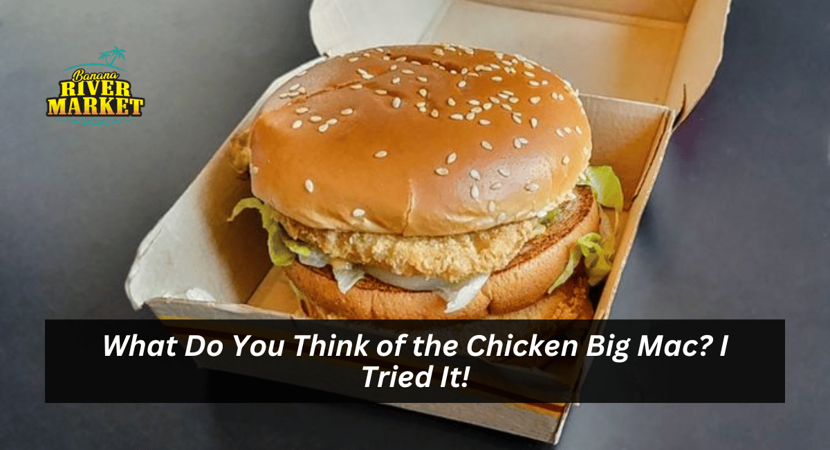 What Do You Think of the Chicken Big Mac? I Tried It!