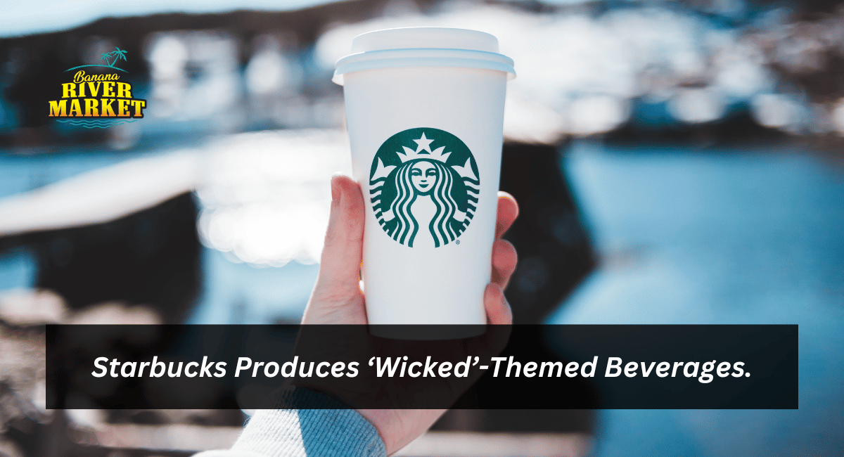 Starbucks Produces ‘Wicked’-Themed Beverages.