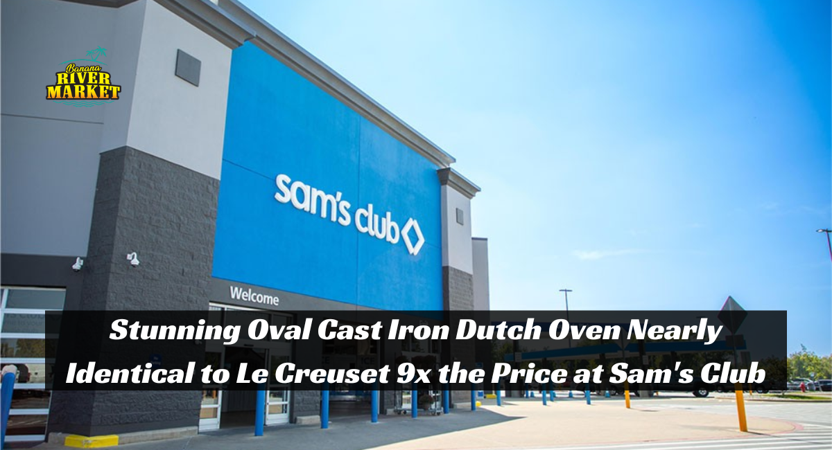 Stunning Oval Cast Iron Dutch Oven Nearly Identical to Le Creuset 9x the Price at Sam's Club