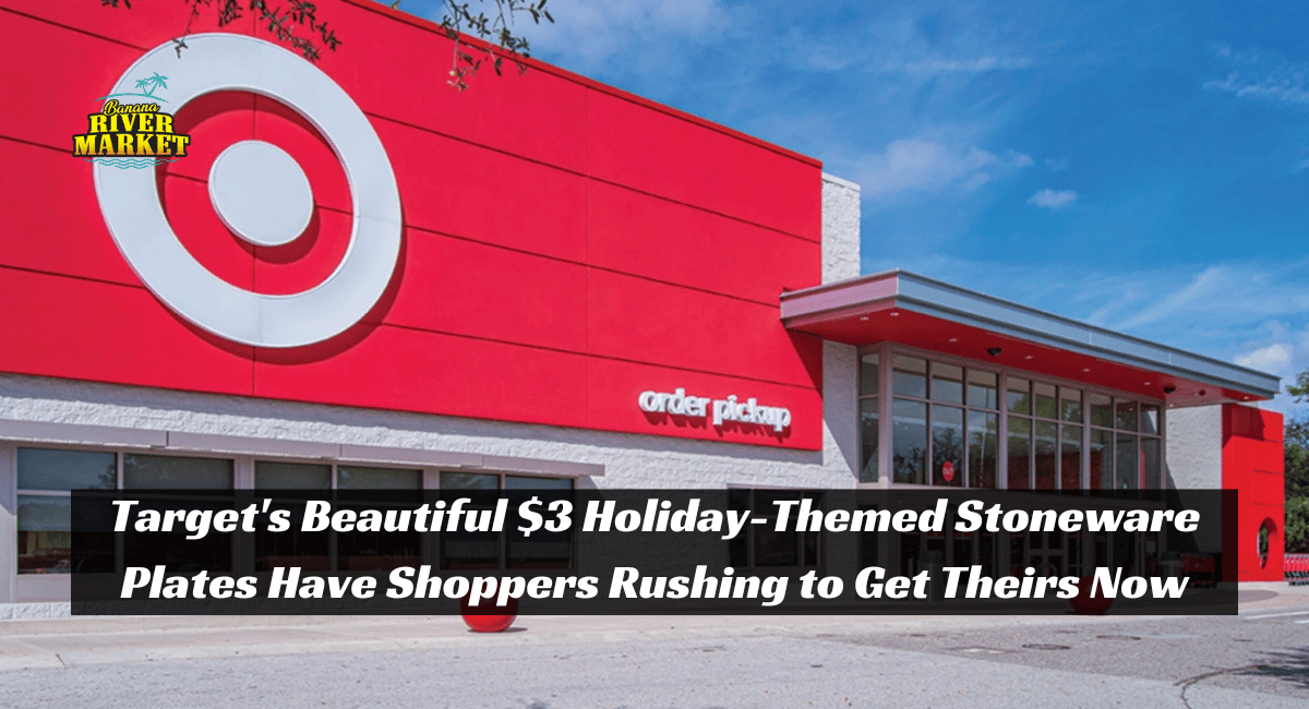 Target's Beautiful $3 Holiday-Themed Stoneware Plates Have Shoppers Rushing to Get Theirs Now