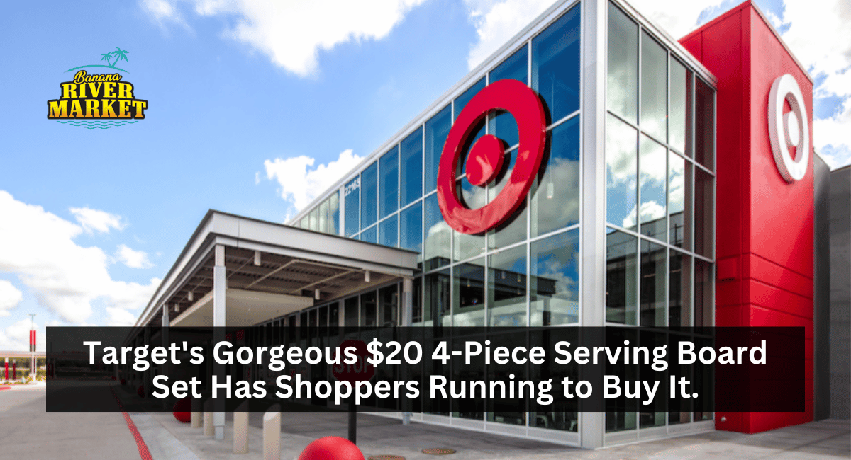 Target's Gorgeous $20 4-Piece Serving Board Set Has Shoppers Running to Buy It.