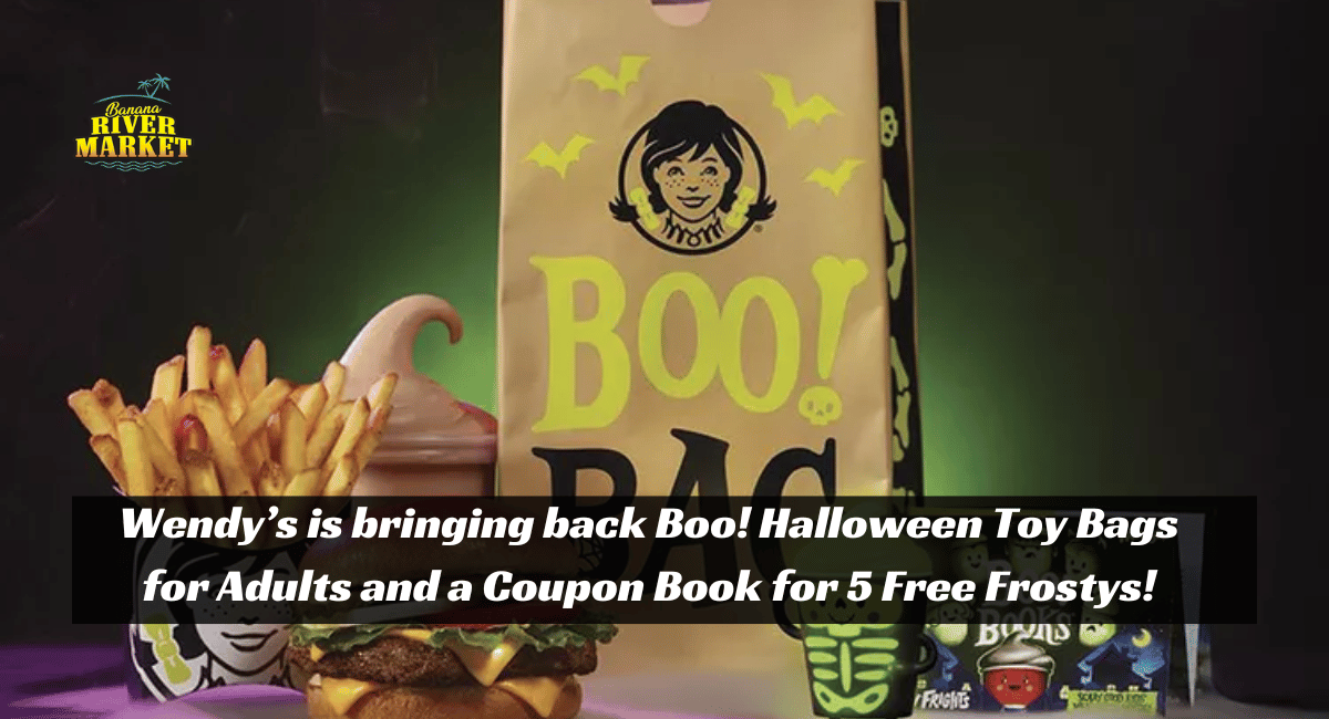 Wendy’s is bringing back Boo! Halloween Toy Bags for Adults and a Coupon Book for 5 Free Frostys!