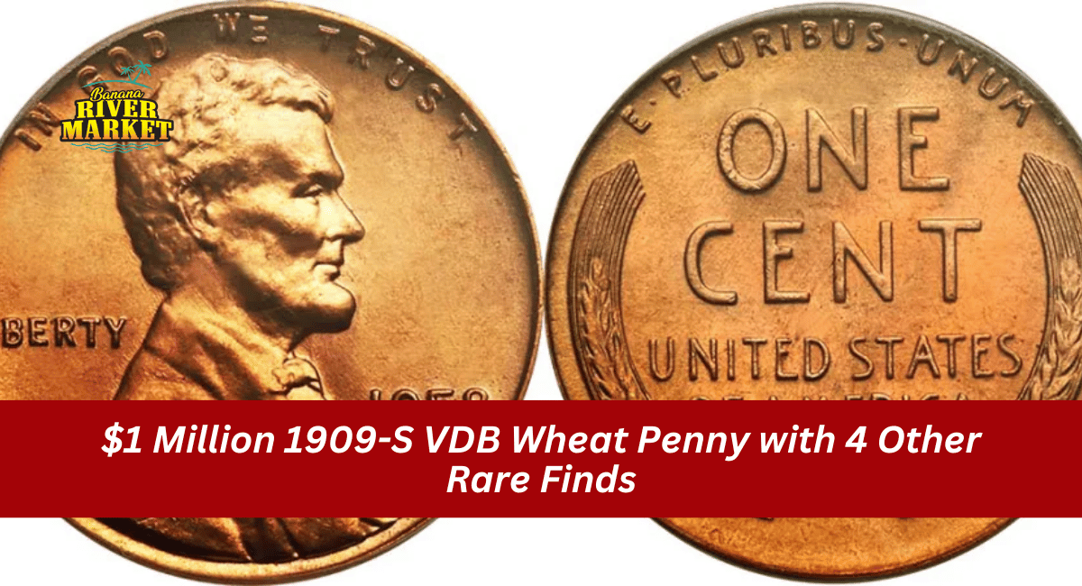 $1 Million 1909-S VDB Wheat Penny with 4 Other Rare Finds