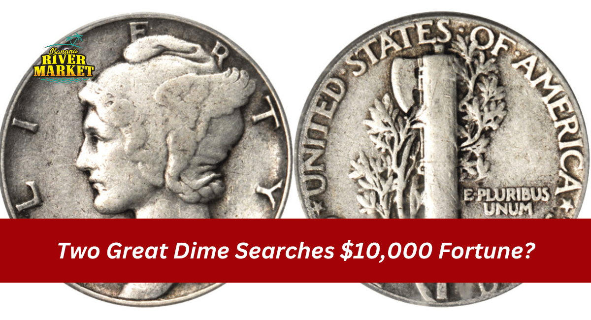 Two Great Dime Searches $10,000 Fortune?